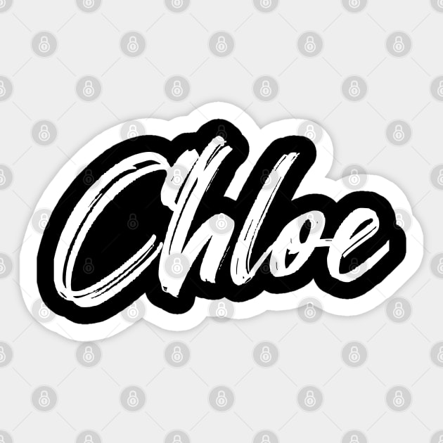 Name Chloe Sticker by CanCreate